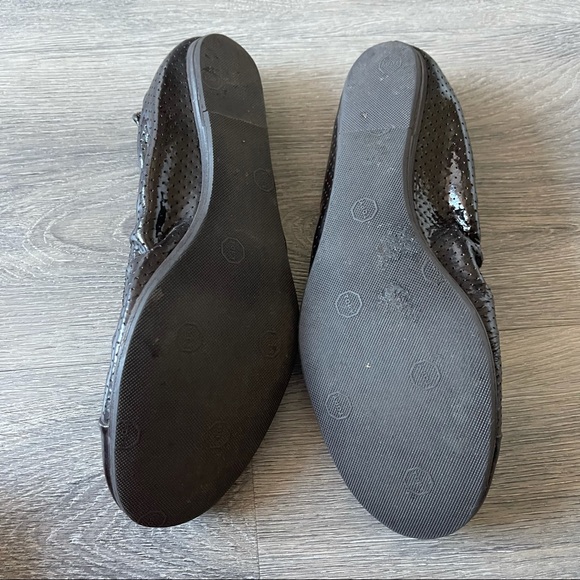 Lanvin Perforated Cal Toe Ballet Flats - Picture 5 of 5